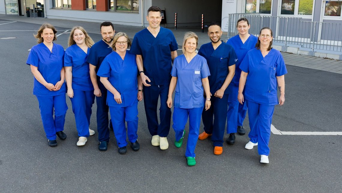 Team Kardiologie und Angiologie der GRN-Klinik Eberbach