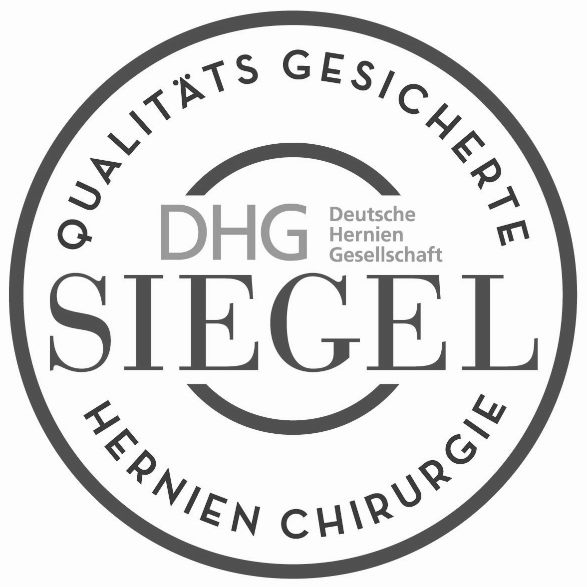 DHG-Siegel Hernienchirurgie